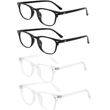  4PK Transparent Blue Light Blocking Myopia G...