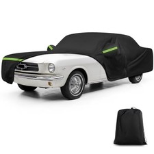 Car Cover for Ford Mustang 1964-1968 Waterproof with Cotton Lining black