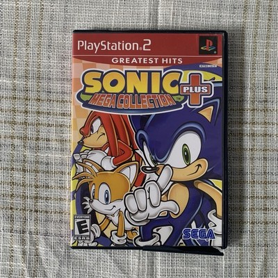 Sonic Mega Collection Plus PlayStation 2 PS2 Greatest Hits 2004 Sega