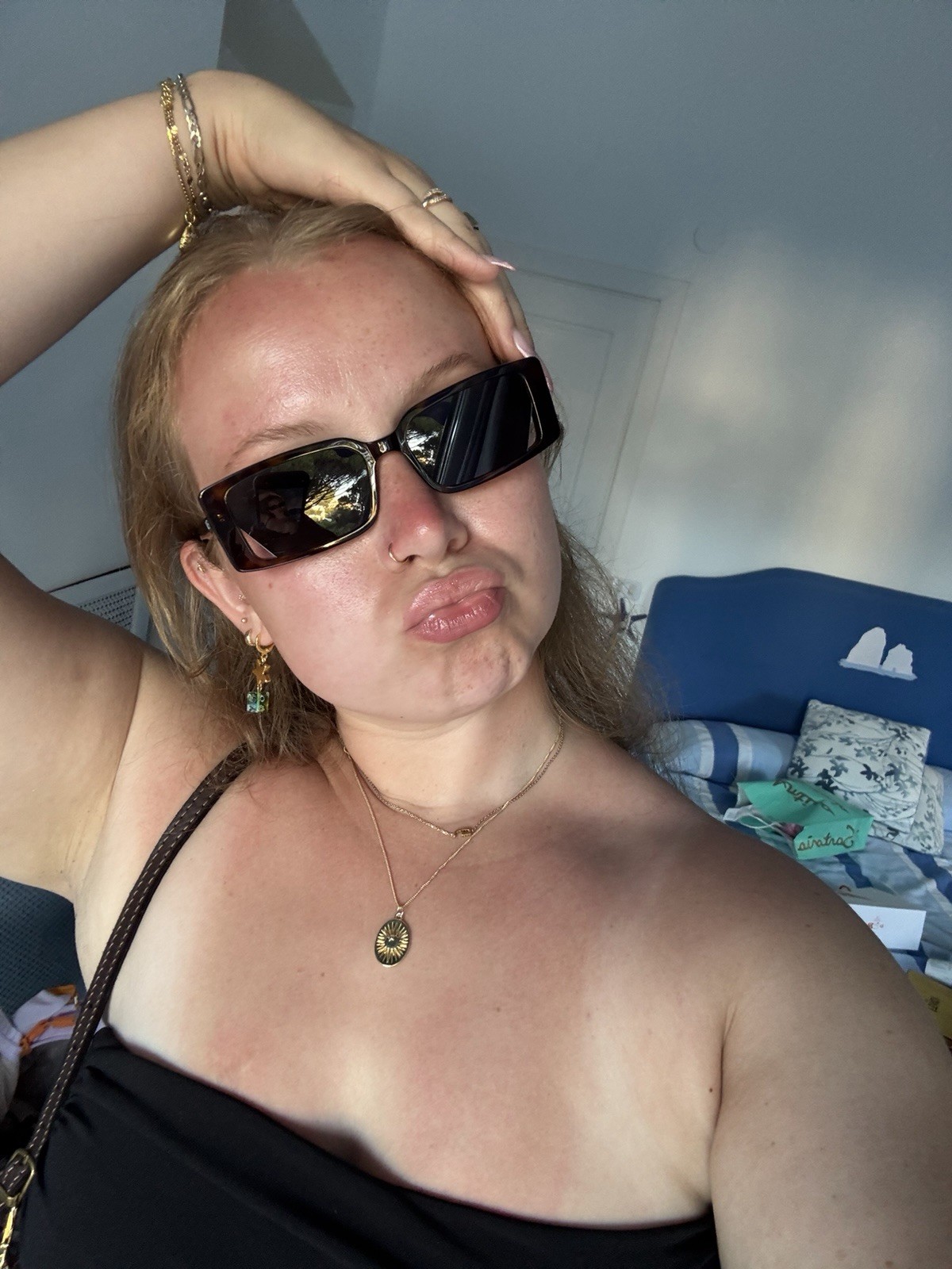 Fendi Women's Way Rectangular Tortoiseshell Sungl… - image 8