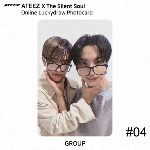 ATEEZ X The Silent Soul Online Luckydraw Photocard HONGJOONG SEONGHWA Beatroad - Picture 13 of 25