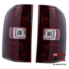 Tail Lights Include Bulbs and Wiring Harness Red Smoked Lens-1 Pair Left Right