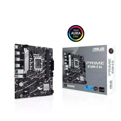 ASUS PRIME B760M R D4 LGA1700 Mainboard | Neu & Versiegelt