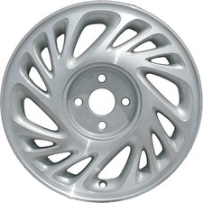 15x6 16 Slot Refurbished Aluminum Wheel Painted Silver 560-07010 15x6 16 Slot Refurbished Aluminum Wheel Painted Silver 560-07010