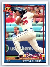 2016 Topps Archives Hector Olivera Rookie Atlanta Braves RC #217