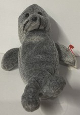 Ty Beanie Babie Slippery the Seal Stuffed Animal Plush Toy New NWT