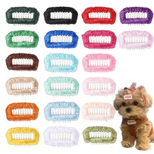 Dog Hair Bows Clips,Small Handmade Hair Accessories Bow Pet Puppy for Doggies...