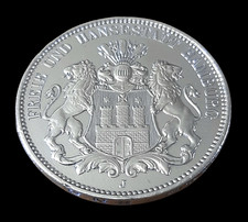 3 Mark "FREIE UND HANSESTADT HAMBURG" 1914J Lot33Nr.42 fast unzirkuliert wie neu