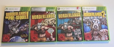 Borderlands Triple Pack + Addon Set - 4 Xbox 360 Spiele Sammlung - z.T. neu