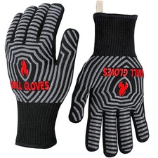 BBQ Gloves, Oven Gloves, 1472 Extreme Heat Resistant,Grilling Gloves Silic...
