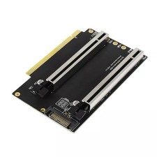 Seamless 1 to 2 Expansion Card Gen3 Split Card Bifurcation x16 to x8x8 40.4mm