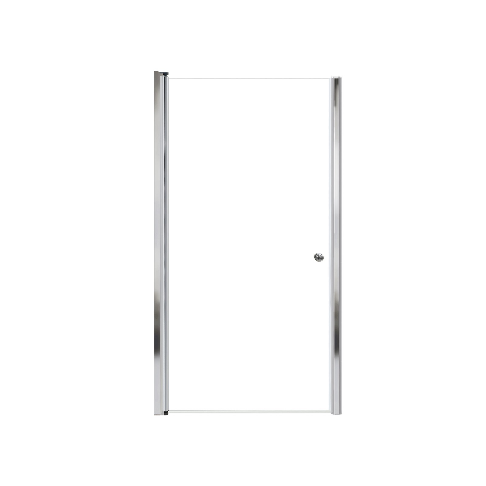 Transolid Lyna 70x36 Frameless Pivot Shower Door Chrome Finish