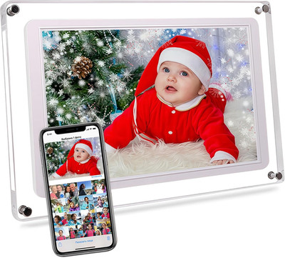 10.1'' Wi-Fi Digital Picture Frame - 32GB, Touchscreen, Easy Sharing, Auto-Rotate