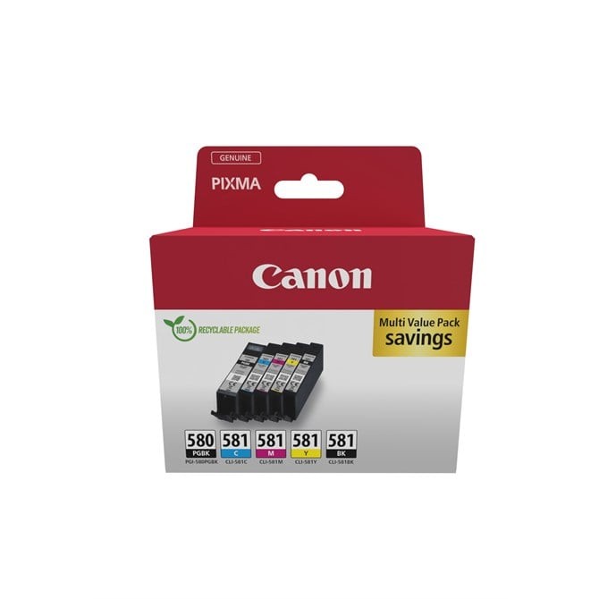 Canon PGI-580/CLI-581 BK/CMYK ink cartridge