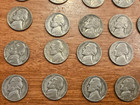 Lot of 40 circulated 1942 - P Jefferson War Nickels Condition Varies -FREE SHIP — photo 3