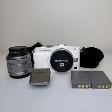 Olympus PEN Lite E-PL6 Mirrorless Camera White with 14-42mm Lens Kit