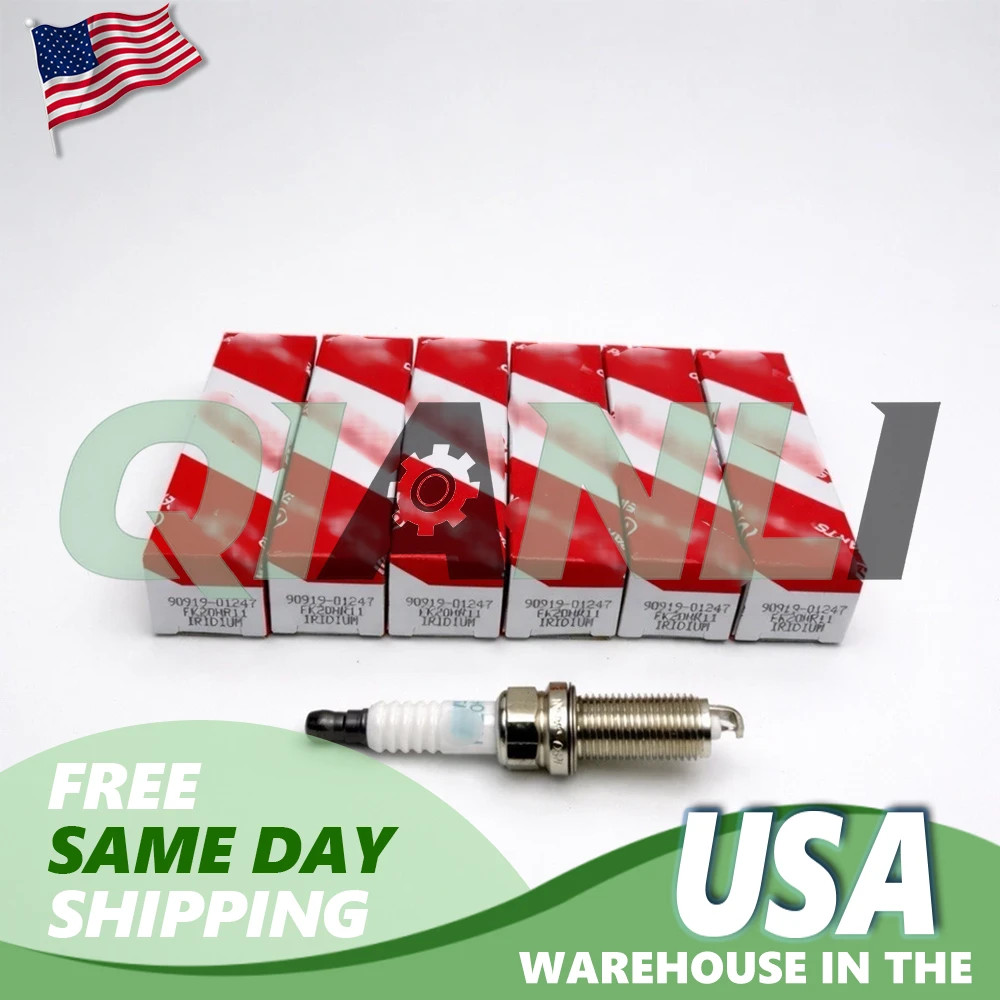 GENUINE OEM IRIDIUM SPARK PLUG SET OF 6 90919-01247