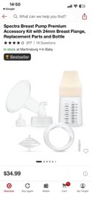Spectra Breast Pump Backflow Protector, 2-Pack, New Sealed