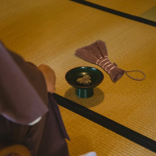 Tea Ceremony Brown Brush Besom Shopping Fireplace Broom Outdoor Palm Fiber - Picture 3 of 12