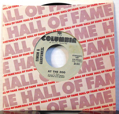 Simon & Garfunkel   At The Zoo / Fakin' It  Columbia Folk Rock 7'' Vinyl Record