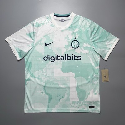 INTER NIKE 2022/2023 FOOTBALL AWAY JERSEY #23 BARELLA SIZE “XL