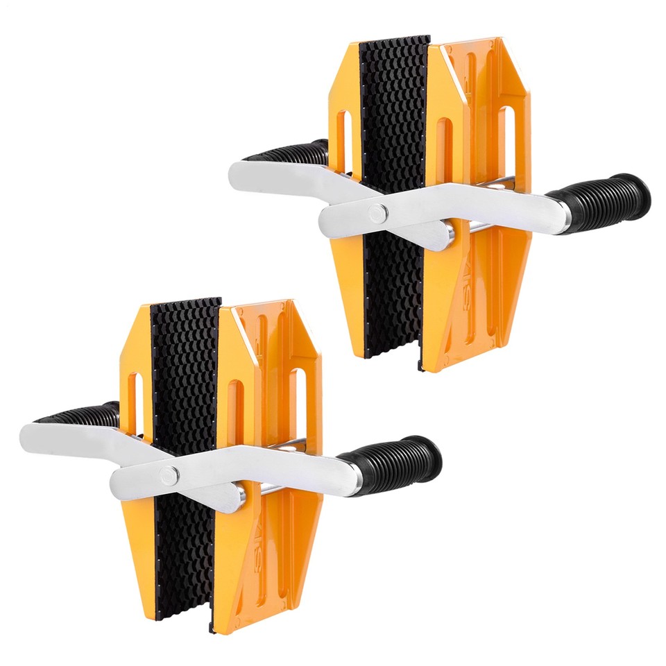 Granite Slab Lifting Clamps - Heavy Duty Stone Carriers With Rubber Pads, 771lb Capacity