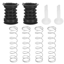 Kit de 2 juegos de tapones de drenaje para lavadora, trampa de drenaje para bañera de lavado portátil de goma