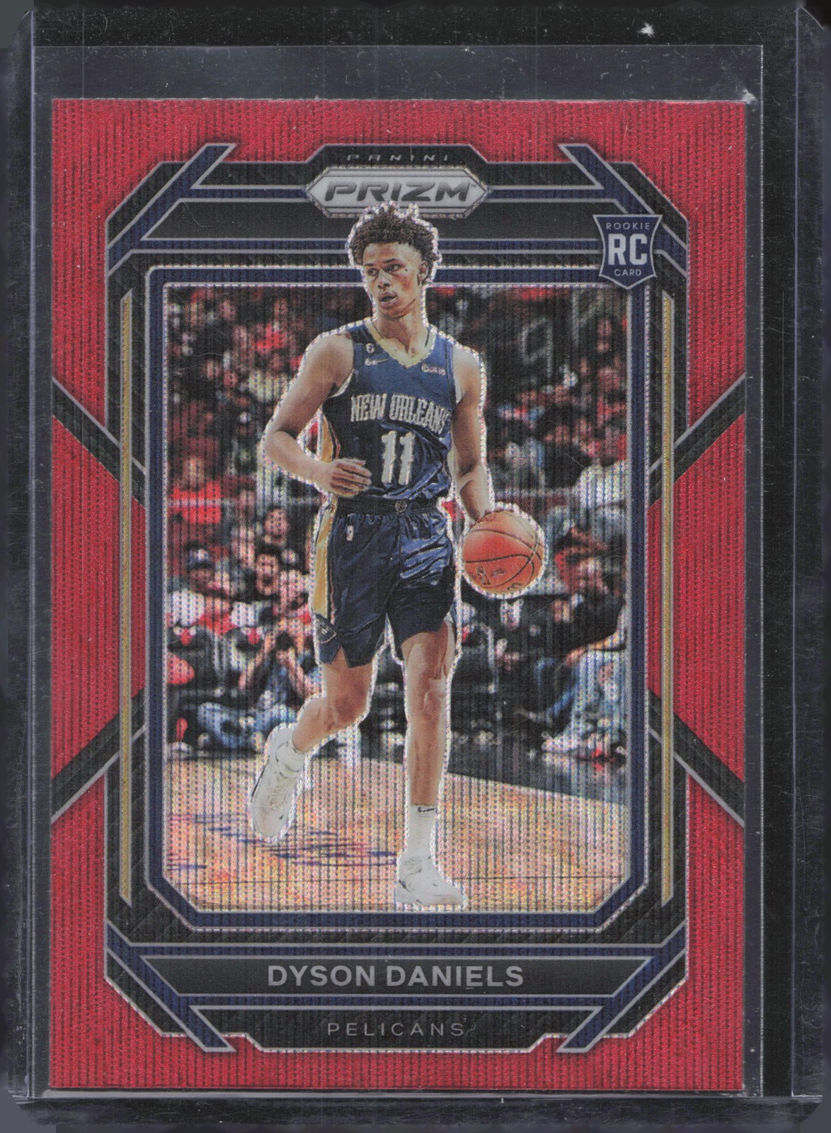 2022-23 Panini Prizm #233 Dyson Daniels Prizms Ruby Wave
