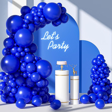 110Pcs Royal Blue Balloon Garland Arch Kit, 18 12 10 5 Inch Royal Blue Latex Bal