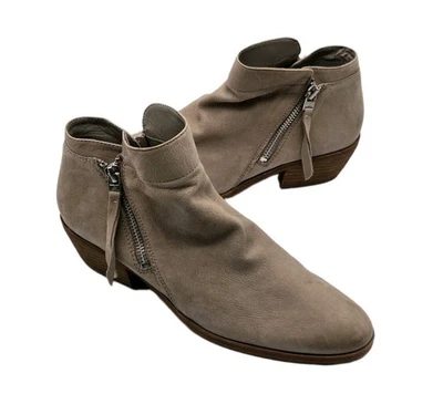 Botines Sam Edelman Mujer Gamuza Cuero Talla 8 Packer Taupe - Imagen 1 de 4