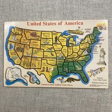Melissa  Doug United States USA Map Jigsaw Puzzle