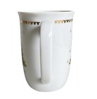 George Good Christmas Tree Holiday Mug Gold Trim Cup Snow Made Japan 4.25” GC — photo 4