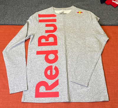 Red Bull Athletes Only Sweatshirt Gray Medium | eBay