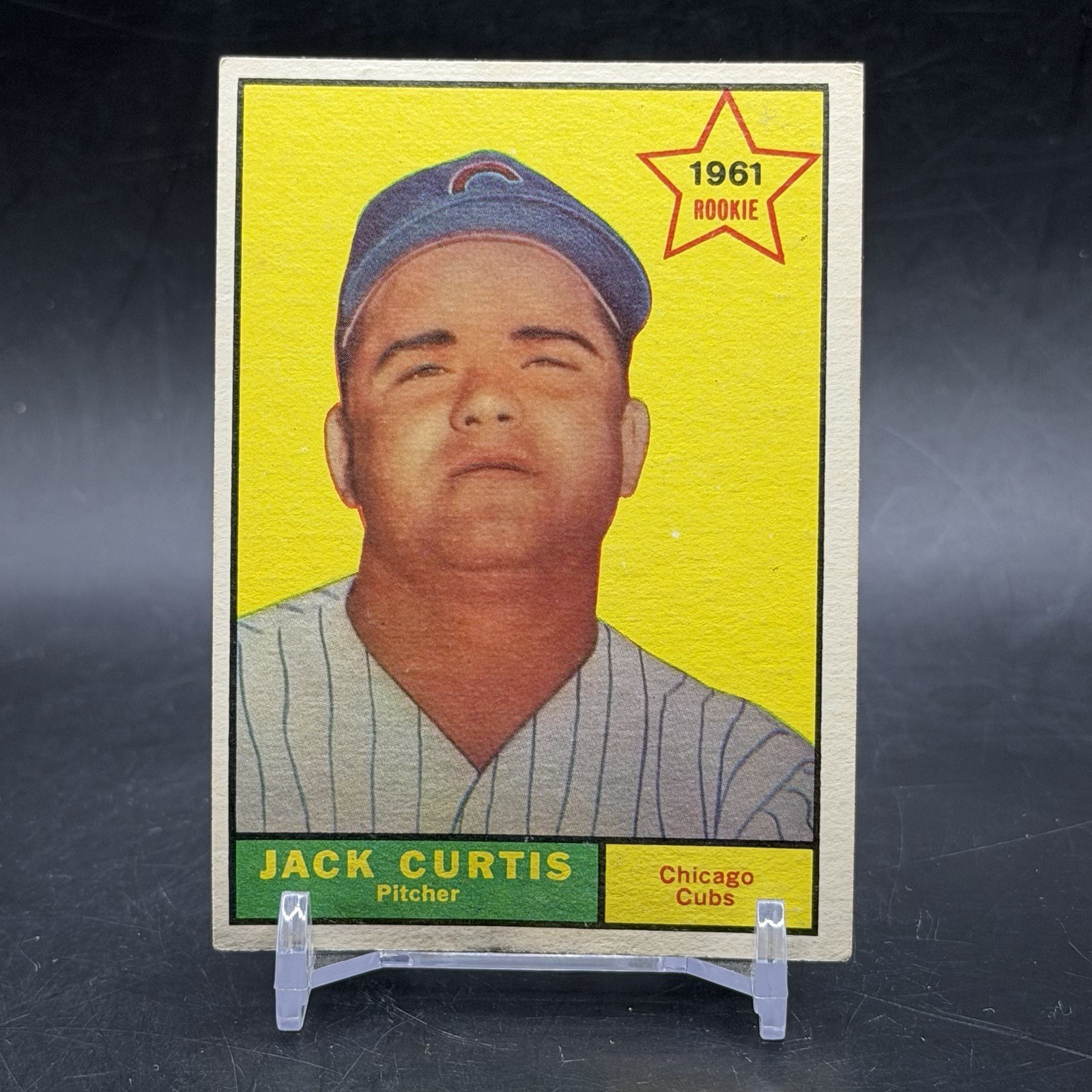 1961 Topps #533 Jack Curtis Rookie Chicago Cubs Vintage High Number Baseball