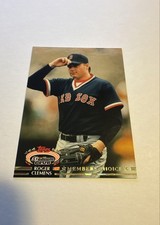 1992 Topps Stadium Club - Members Choice Roger Clemens #593