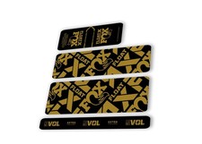 Fox 2022 Float X Performance Rear Shock Suspension Sticker Decal Gold