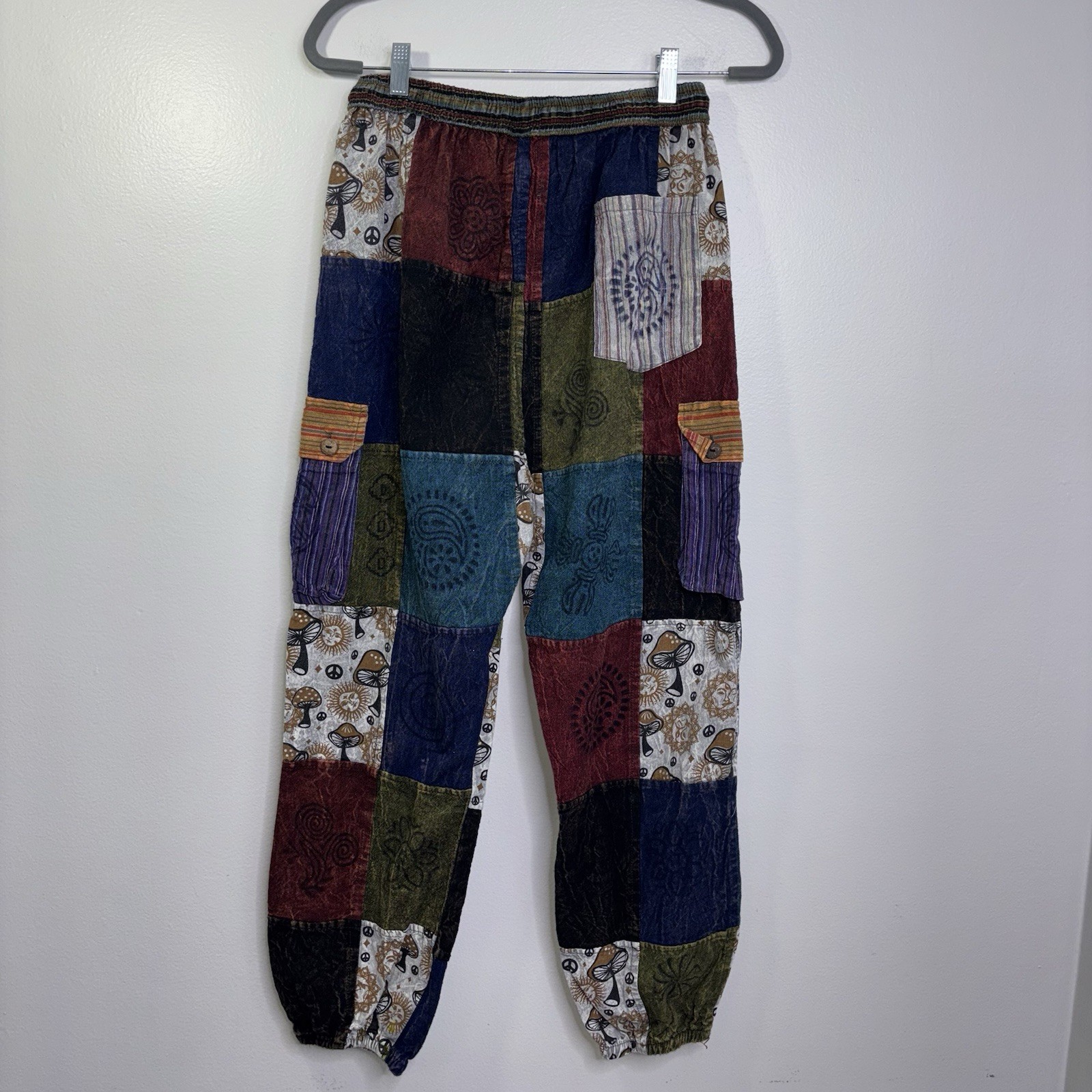 Rising International Patchwork Mushroom Jogger Pa… - image 2