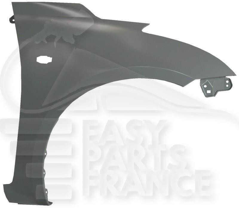 Aile avant-droit pour réparer Suzuki Swift 10/13-03/17 avec découpe feu latéral