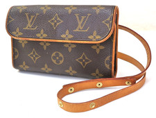 Autentica pochette LOUIS VUITTON fiorentina monogramma cintura in vita #52592