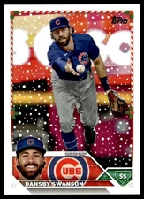 2023 Topps Holiday Dansby Swanson Chicago Cubs #H190