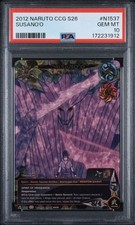 2012 Naruto CCG S26 Avenger's Wrath Susano'o Sasuke N1537 Super Rare PSA 10
