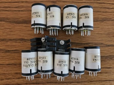 SKYTEC TUBESTERS FOR COLLINS  RADIO TRANSMITTER MODEL 32S1 32S3 Partial Set ??