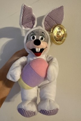 2003 Limited Edition Bunny Chuck E Cheese Plüschtier mit Etikett Osterei