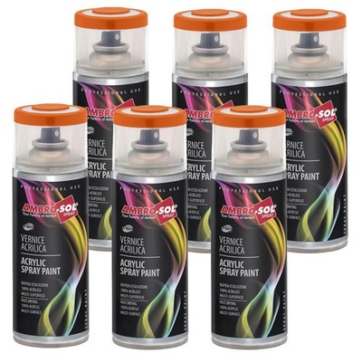6X LACKSPRAYDOSE ACRYLLACK TERRAKOTTA EFFEKT KUNSTSTOFFVASEN