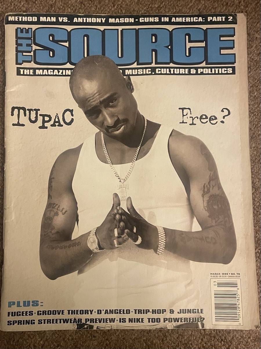 The Source magazine, March 1996 & XXL Magazine, March 2003 Tupac