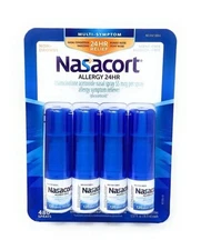 Nasacort Allergy 24 Hour 0.57 Fluid Ounce ApMpGI 4 Pack 120 Sprays/Pack