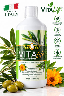 VitaLife Olive Leaf Extract Liquid   20% Oleuropein