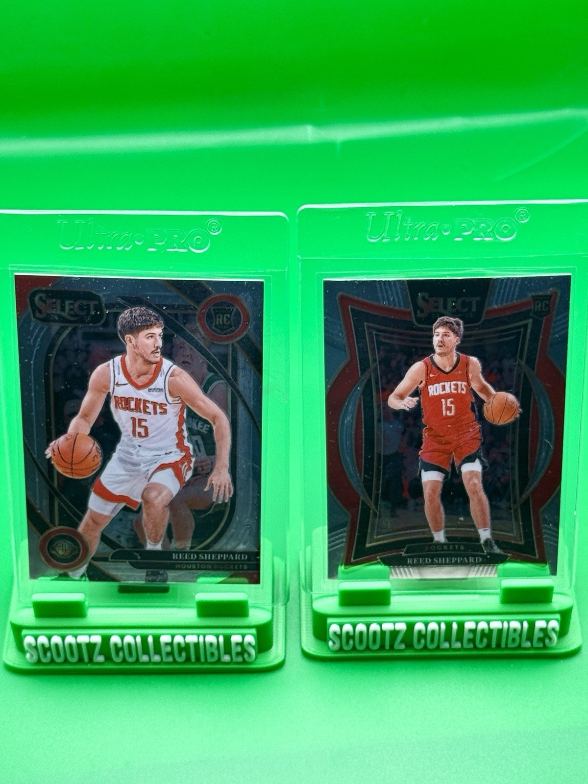 Reed Sheppard 2024-25 Panini Select - Courtside Silver Prizm  RC #299 SP,  Base