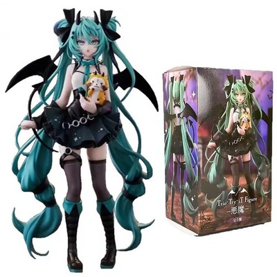 Hatsune Miku Anime Figure Devil Cat Ear PVC Cute Handmade Model | eBay