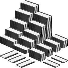 300 Pieces Magnetic Label Holders Channel Labels Racks Magnetic Card Holders ...